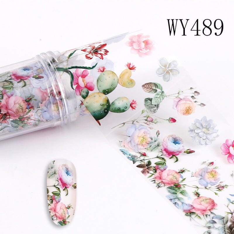 Premium WY Series Heat Transfer Foil Roll for DIY Crafts, T-Shirts & Apparel - Metallic & Holographic Designs for Custom Clothing, Bags & Home Decor Projects