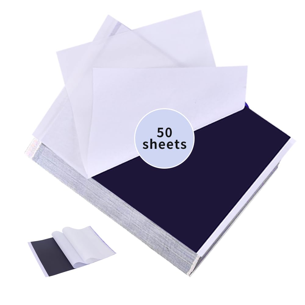 YILONG 50pcs Tattoo Stencil Paper - A4 Size (8.5x11
