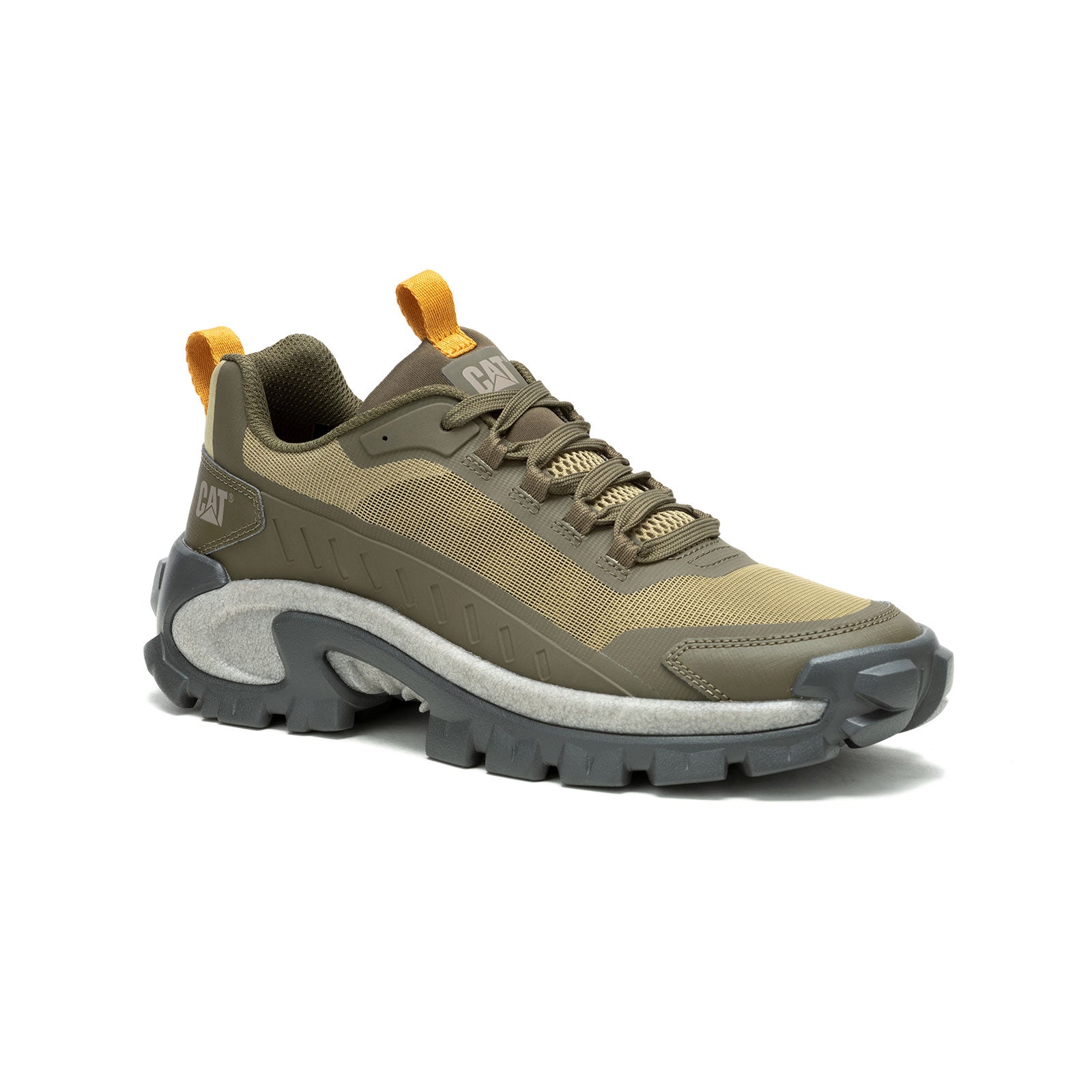Intruder Lightning Mesh Soft Toe Work Shoes - Olive Green Safety Footwear for Construction, Warehouse & Outdoor Work