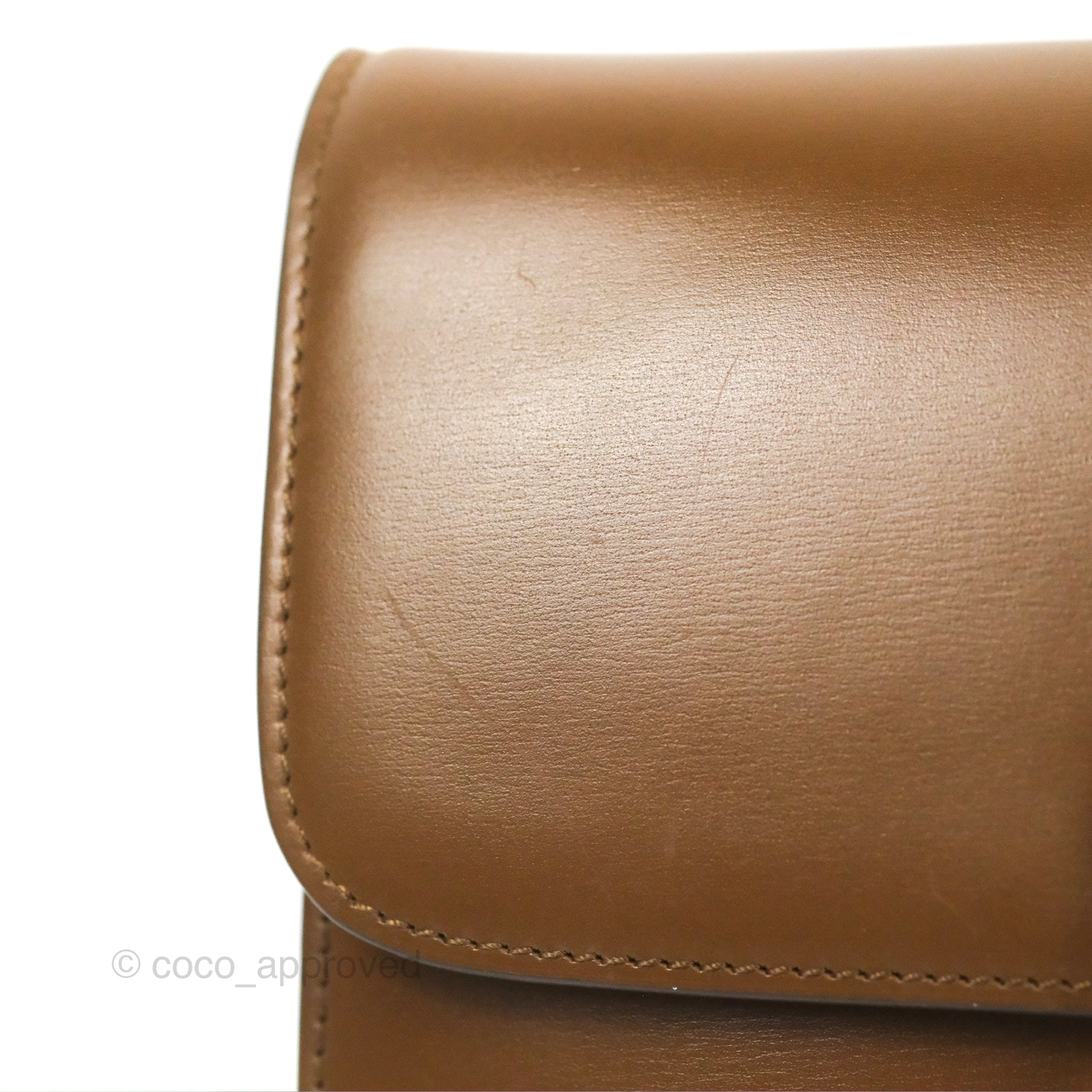 Celine Teen Classic Box Bag in Caramel Box Calfskin Leather - Stylish Crossbody Purse for Women, Perfect for Work, Travel & Everyday Use