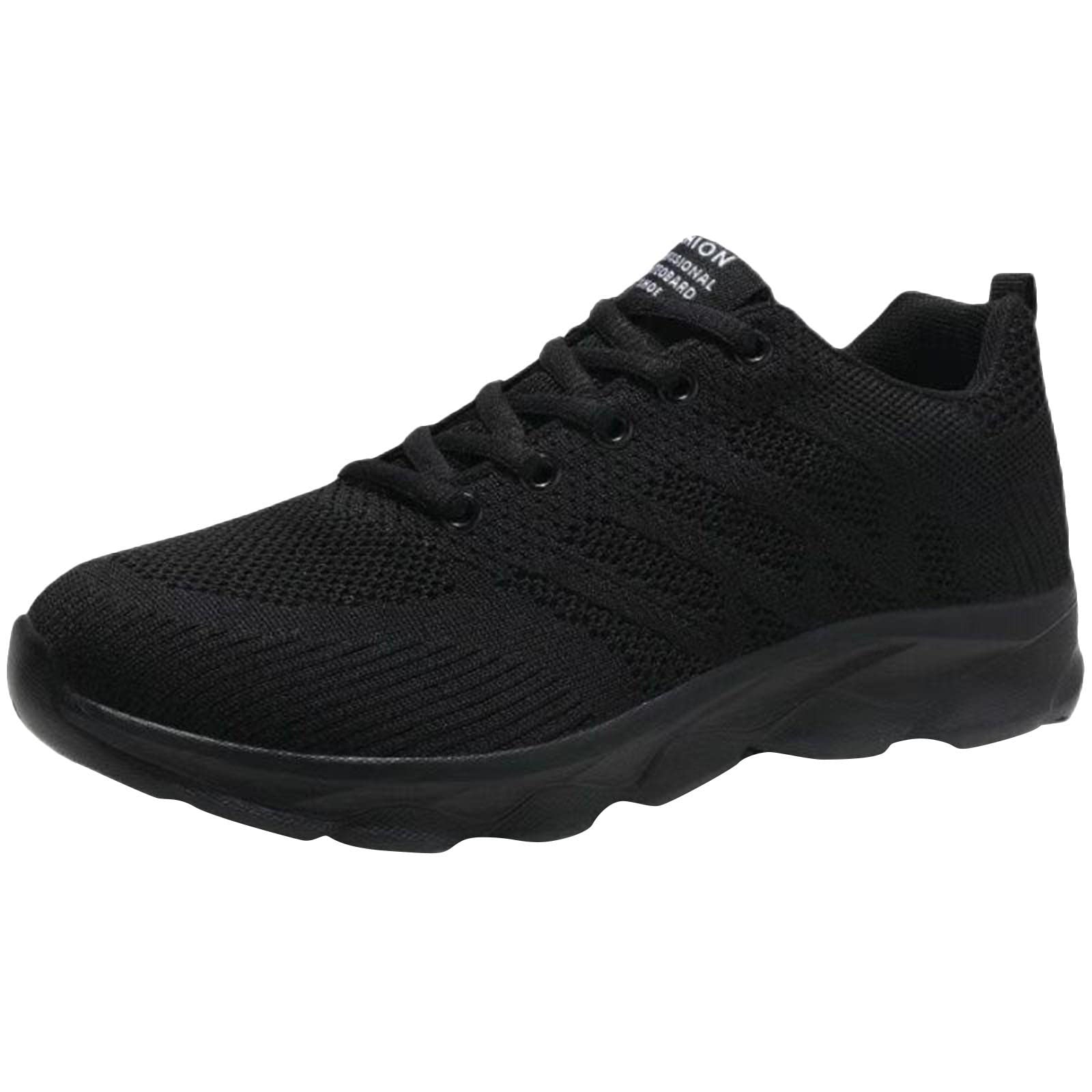 Women's Running Shoes - Lightweight Black Hiking & Gym Trainers for Fitness, Trekking, Walking - Summer Sports & Leisure Footwear - Perfect for Jogging, Workouts & Outdoor Activities