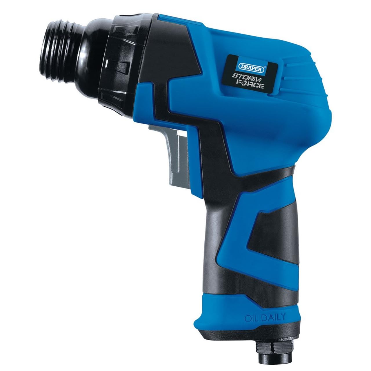 Draper 65142 Storm Force Composite Air Hammer and Chisel Kit - Heavy Duty Pneumatic Tool for Metalworking & Demolition (Blue, 6.0x17.4x15.4 cm) - Perfect for Auto Repair, Construction & DIY Projects