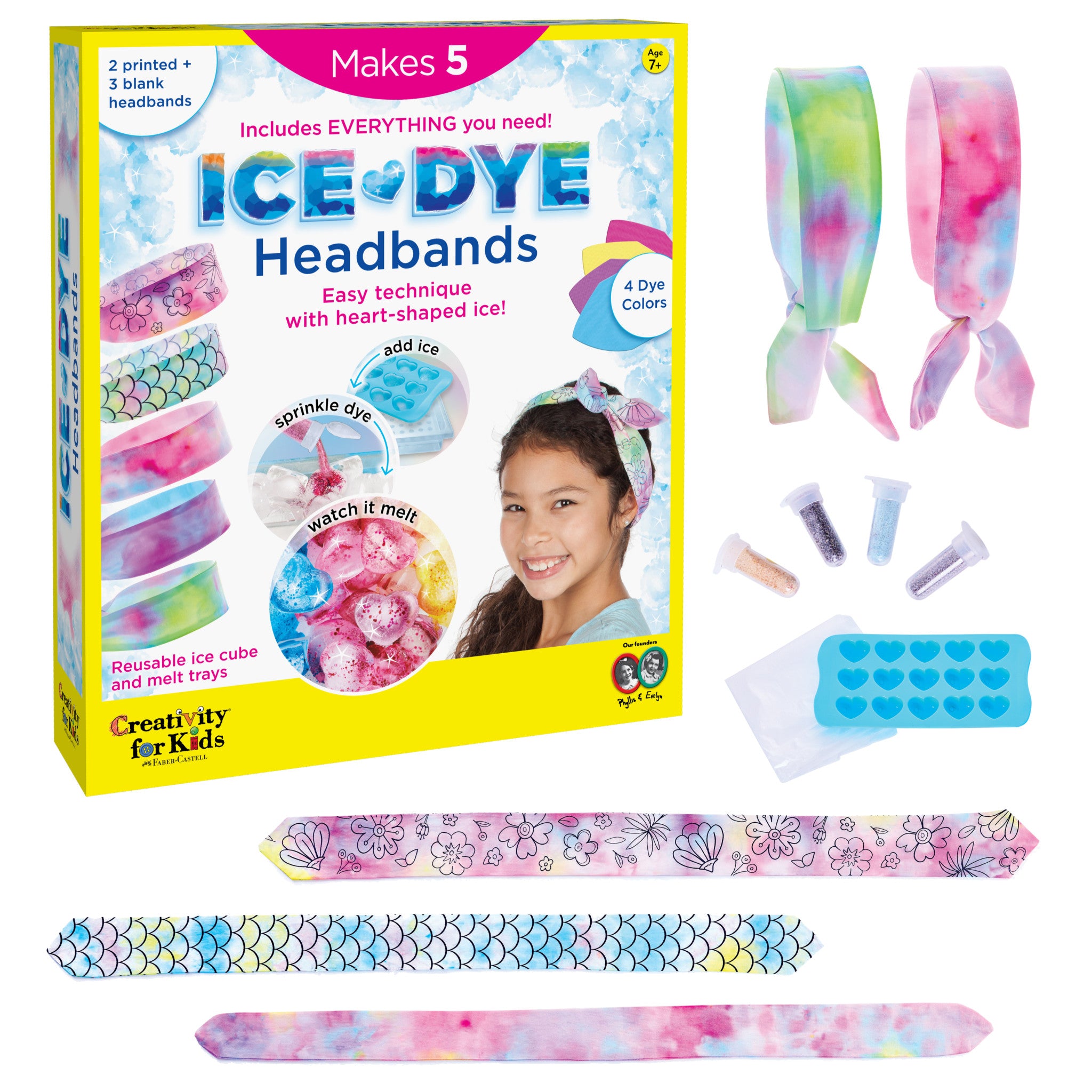 Trendy Ice Dye Headbands for Women - Fashionable Hair Accessories for Yoga, Running & Sports - #6334000