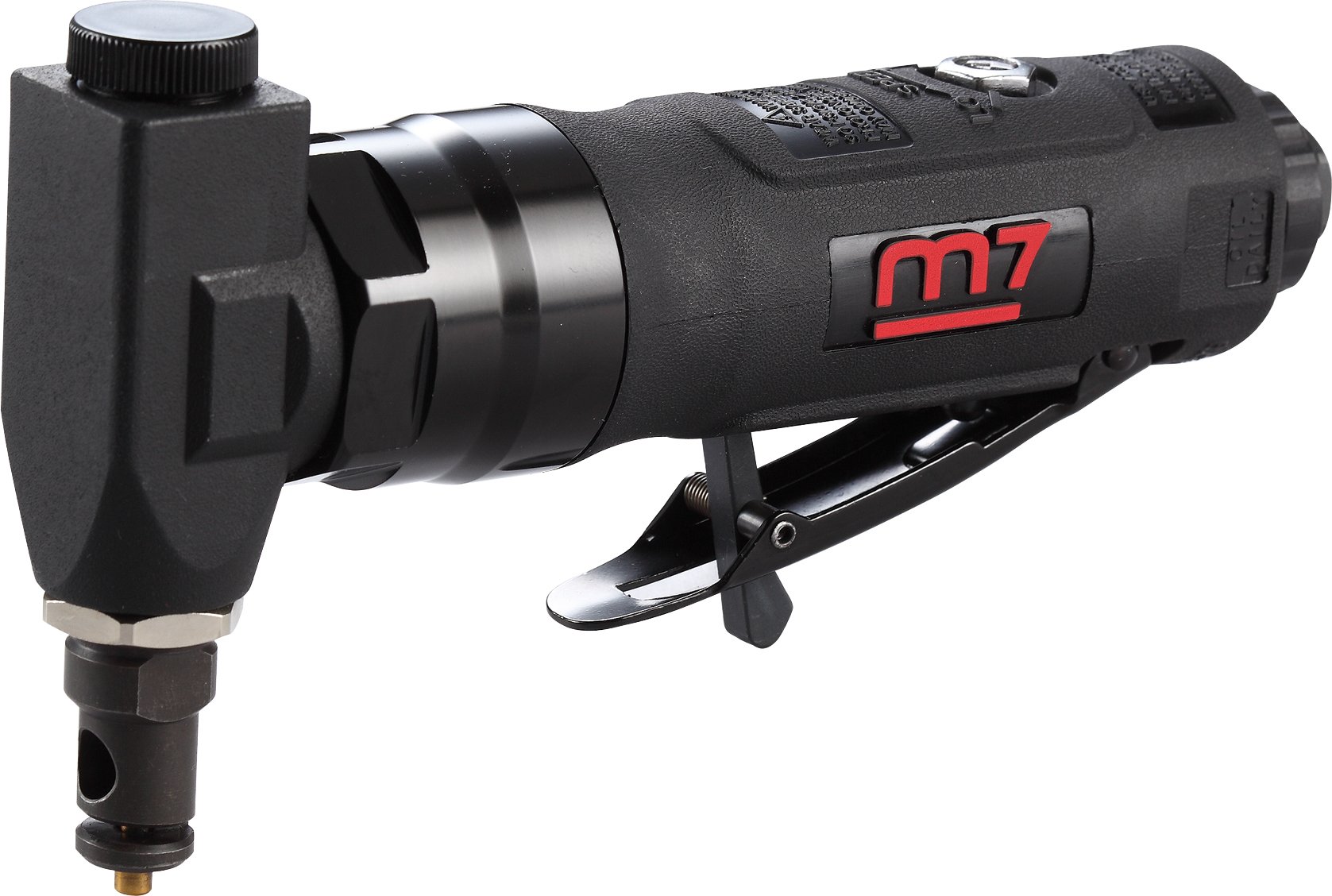 M7 Air Nibber Angle Type - Professional Metal Cutting Tool for HVAC, Automotive & DIY Projects - Perfect for Sheet Metal, Ductwork & Fabrication