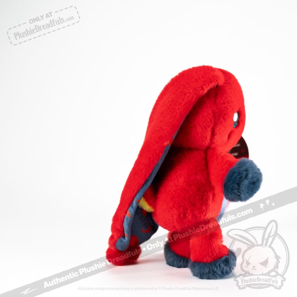 Plushie Dreadfuls Sickle Cell Anemia Awareness Rabbit - Soft Stuffed Animal Toy for Kids & Adults | Perfect for Comfort, Education, and Disease Awareness Gifts