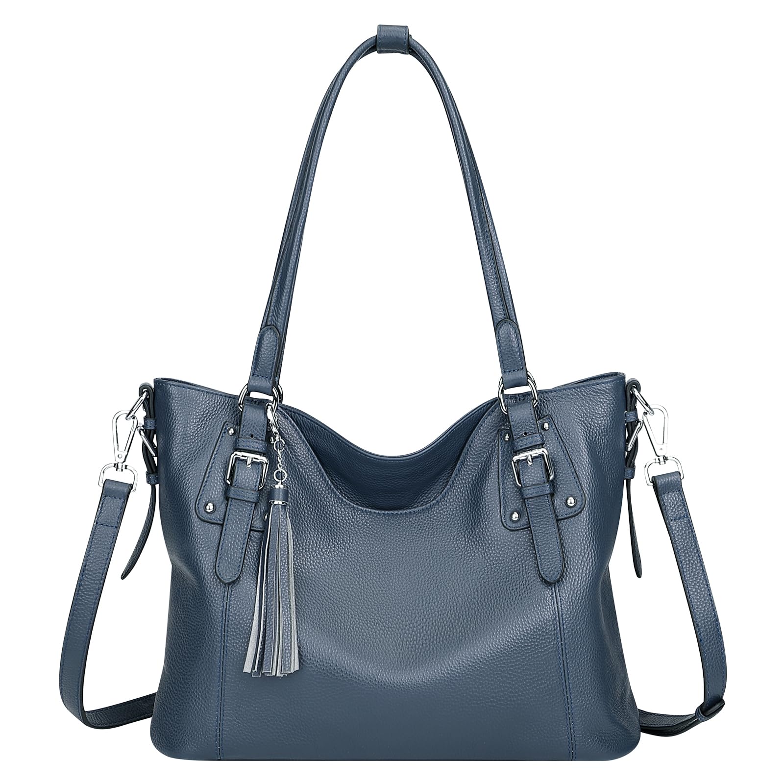 Genuine Leather Women's Shoulder Bag Tote Crossbody Purse - Soft & Stylish Handbag for Work, Travel & Everyday Use
