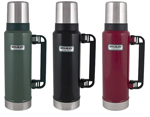 Stanley Classic Ultra Vacuum Insulated Water Bottle 1.3L (40oz) - Stainless Steel Thermos for Hot & Cold Beverages - Perfect for Camping, Hiking, and Outdoor Adventures