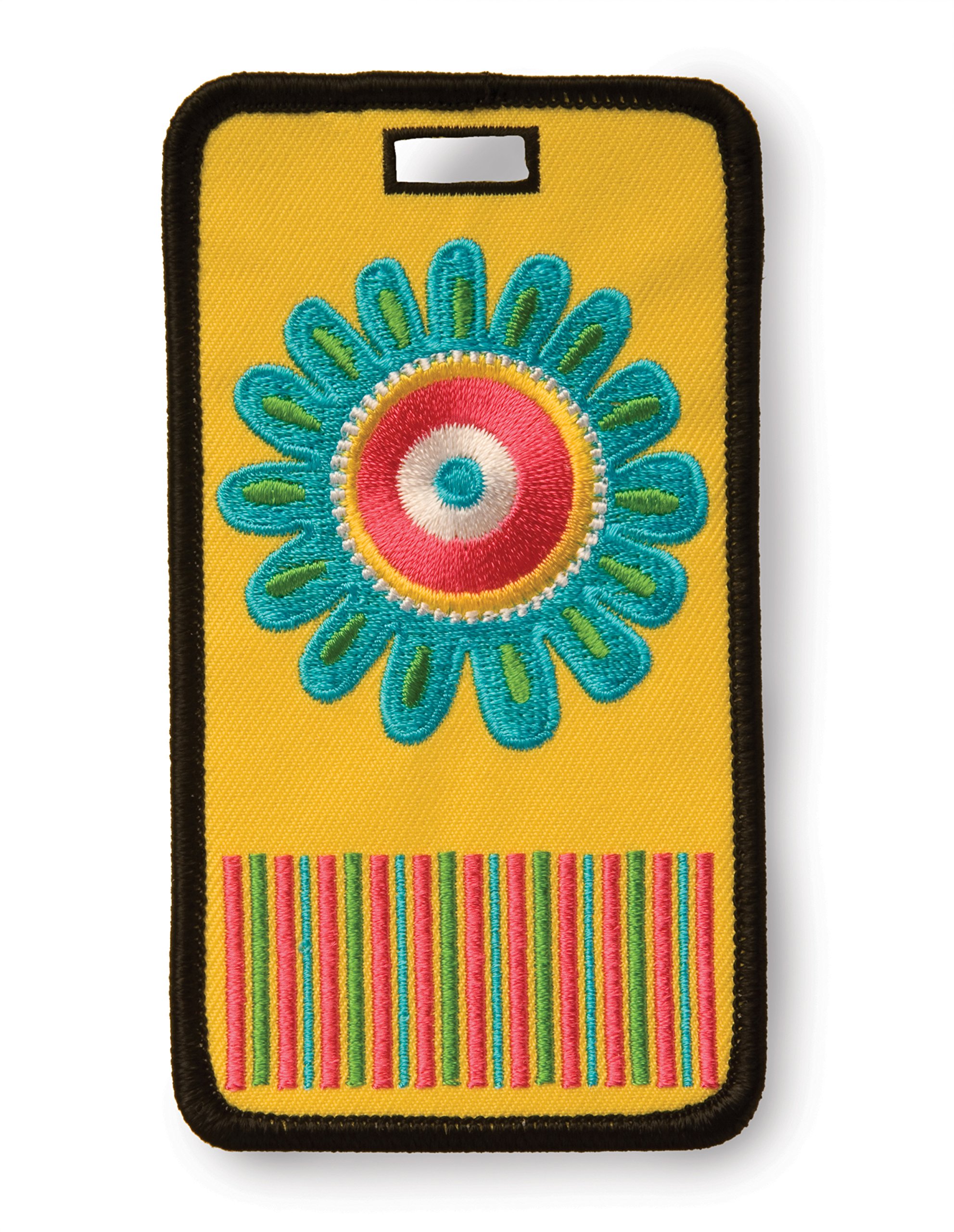 Alexx Daisy Flower Luggage Tag - Personalized Travel Accessory for Suitcases, Bags & Backpacks - Perfect for Airports, Vacations & Business Trips