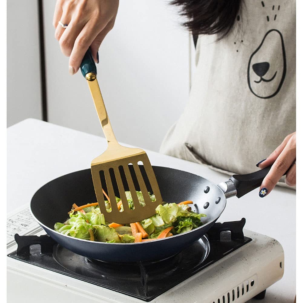 Premium 7-Piece Stainless Steel Kitchen Utensil Set - Non-Stick, Heat Resistant & BPA Free Cooking Tools with Holder - Dishwasher Safe for Countertop Storage - Perfect for Baking, Frying, and Everyday Cooking
