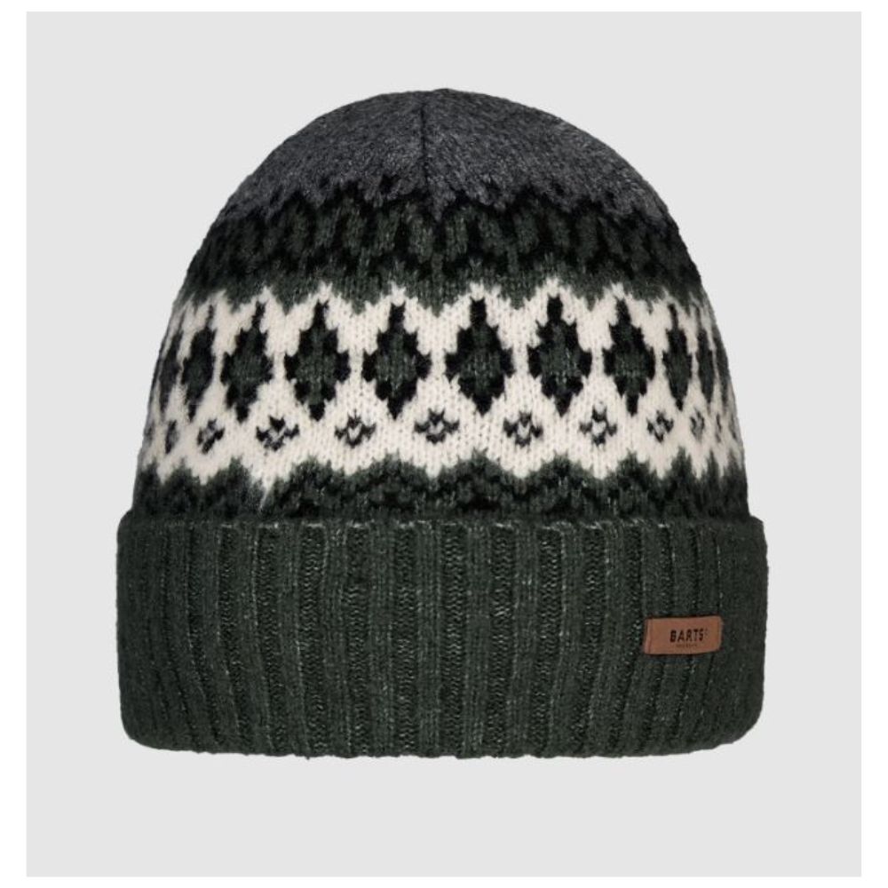 Barts Gregoris Men's Beanie - Army Green One Size Winter Hat for Outdoor Activities & Casual Wear