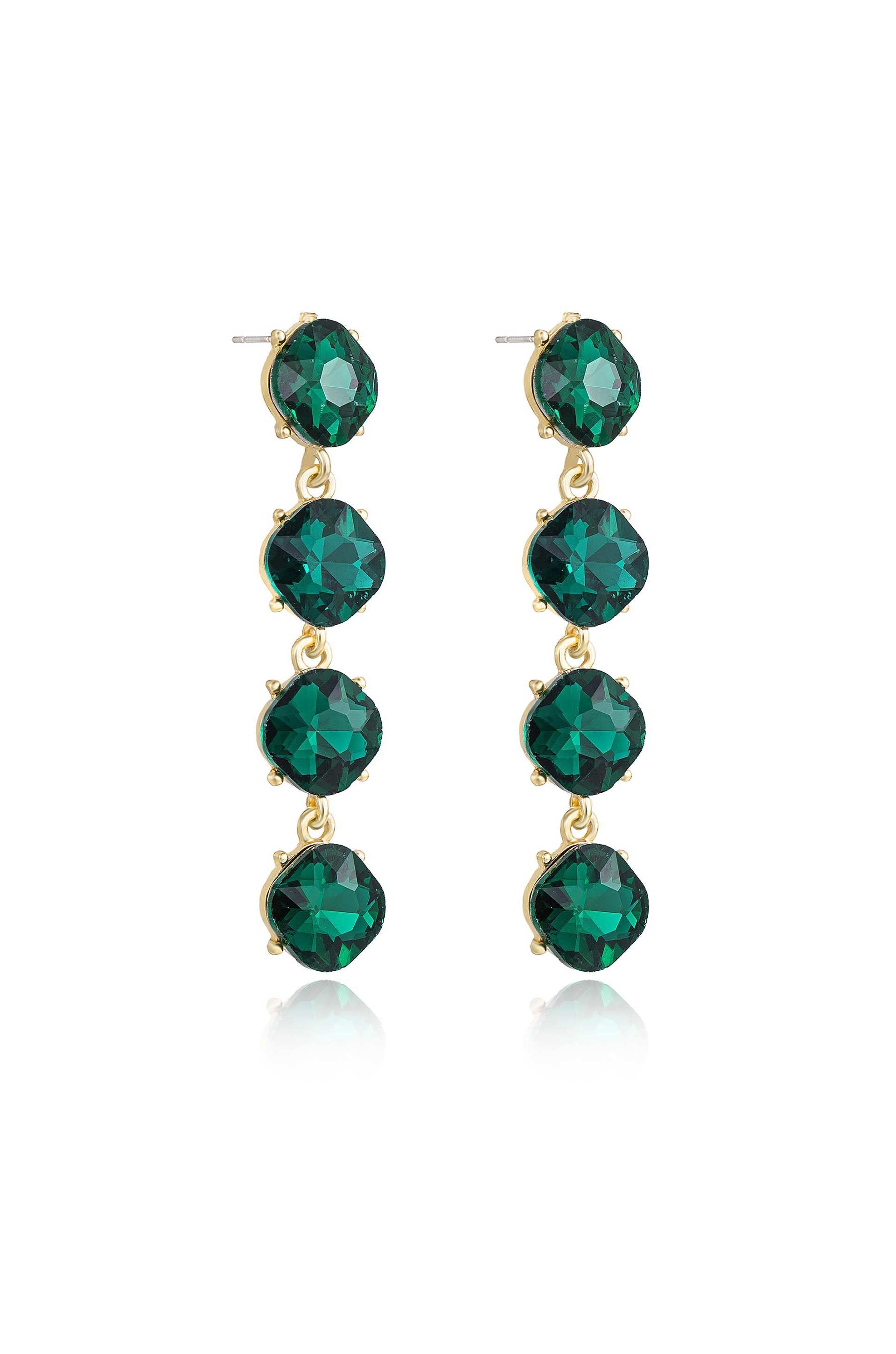 Four the Money Earrings - Stylish Gold Plated Hoop Earrings for Women | Perfect for Parties, Weddings & Everyday Wear