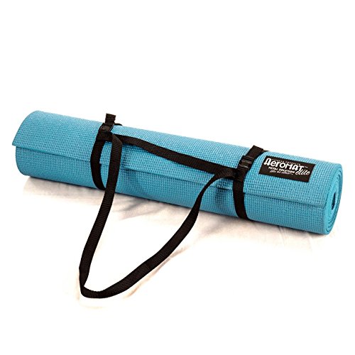 Premium Non-Slip Aeromat Yoga Mat - Eco-Friendly TPE Material for Pilates, Home Workouts & Studio Use - Teal Blue (72