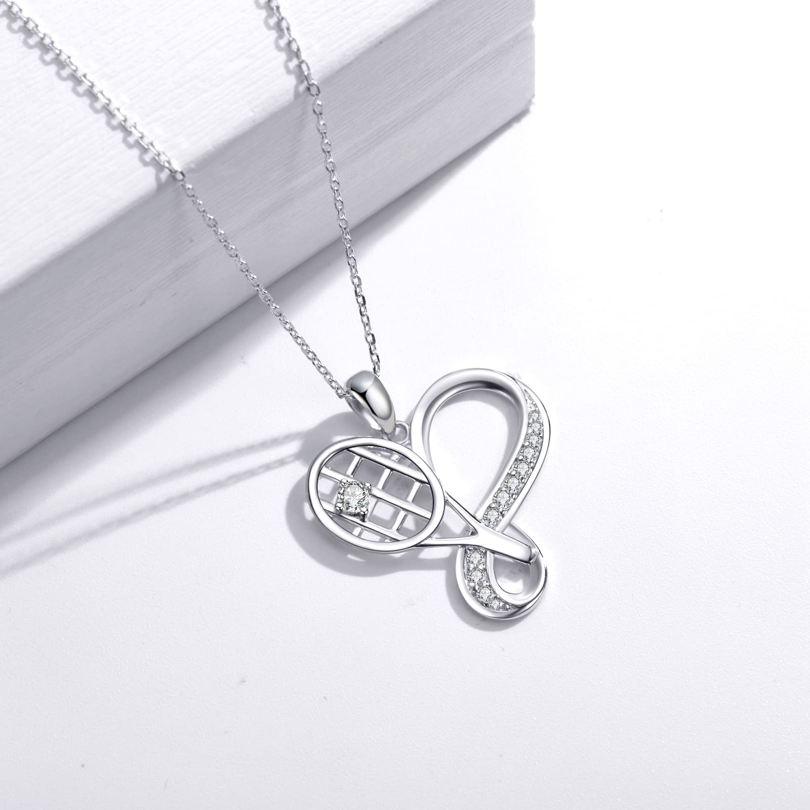 925 Sterling Silver Sports Necklace for Women - Volleyball, Tennis, Soccer, Basketball, Pickleball, Baseball Jewelry | Perfect Gift for Female Athletes & Sports Fans | Wear to Games, Workouts & Everyday Life
