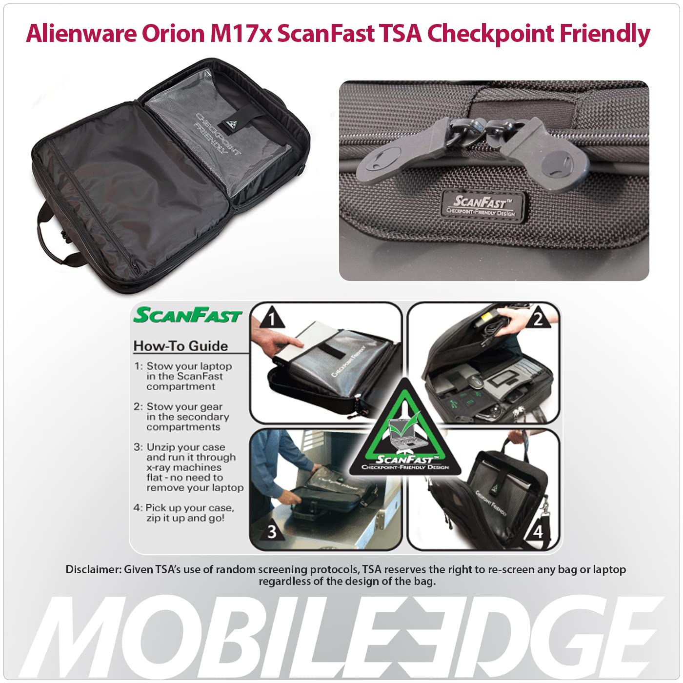 Alienware Gaming Laptop Messenger Bag 17