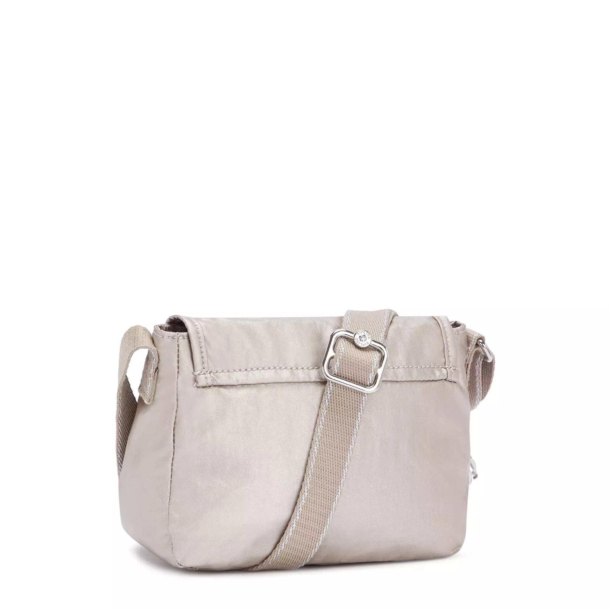 Kipling Sabian Metallic Crossbody Mini Bag - Stylish Small Shoulder Purse for Women | Perfect for Travel, Shopping & Everyday Use (Metallic Glow)