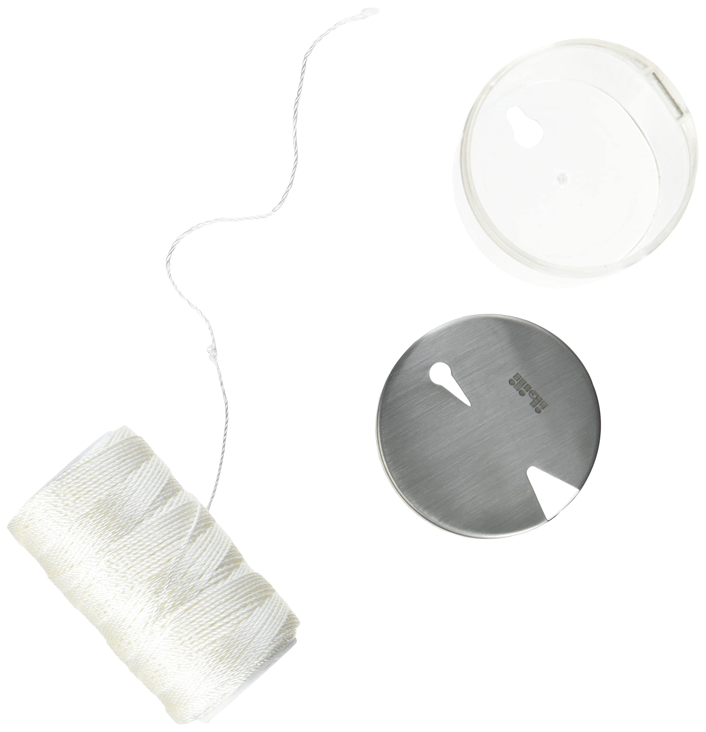 IBILI Kitchen String with Dispenser - White, Transparent & Grey 6m Roll - Perfect for Tying Roasts, Bundles & Food Prep in Home Kitchens