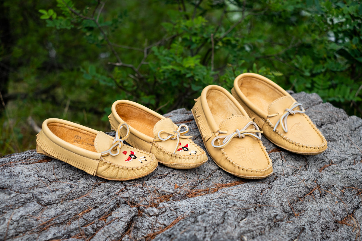 Women's Soft Sole Moose Hide Leather Beaded Moccasins - Comfortable Native American Style Slippers for Indoor/Outdoor Wear - Perfect for Home, Casual Outings & Cultural Events