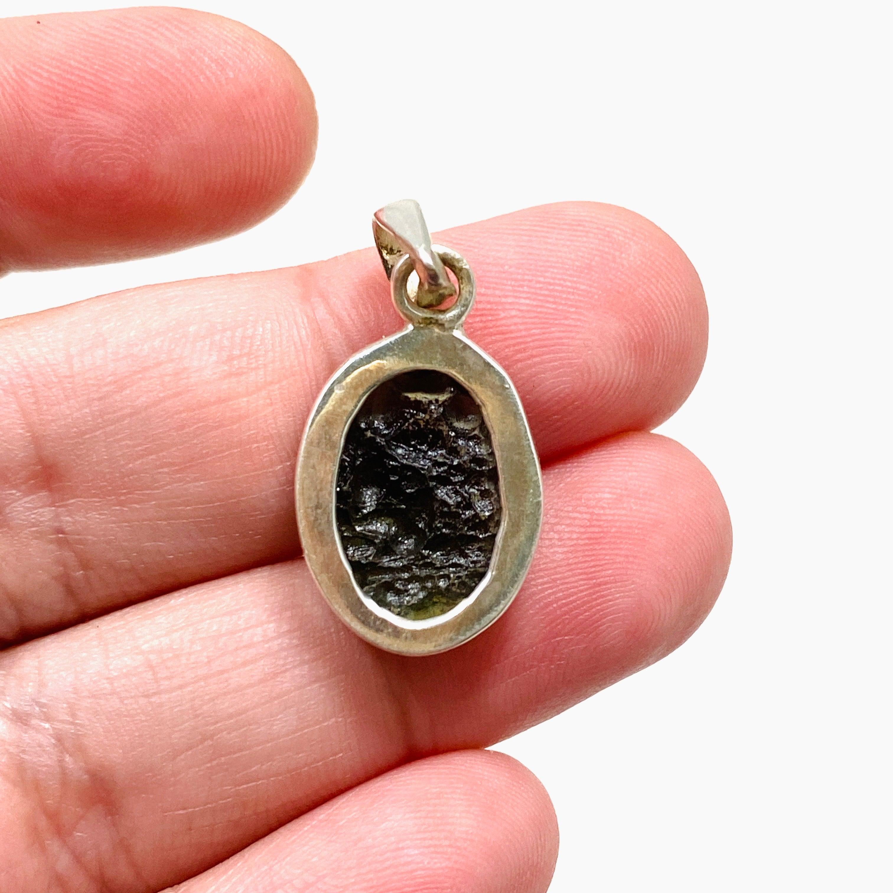Natural Moldavite Pendant 4.25g Genuine Czech Meteorite Jewelry - Perfect for Spiritual Healing, Meditation & Energy Work