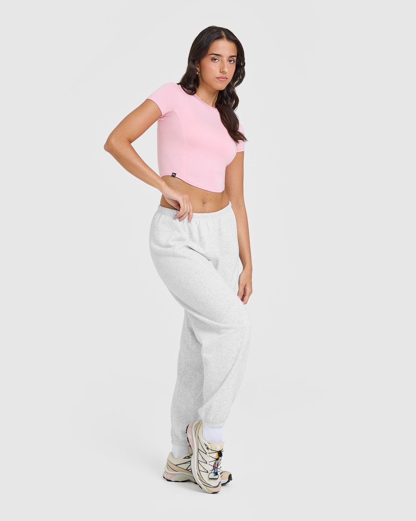 Mellow™ Soft Mid Short Sleeve T-Shirt for Women | Comfortable Cotton Casual Tee | Petal Pink | Perfect for Everyday Wear, Weekend Outings & Summer Activities