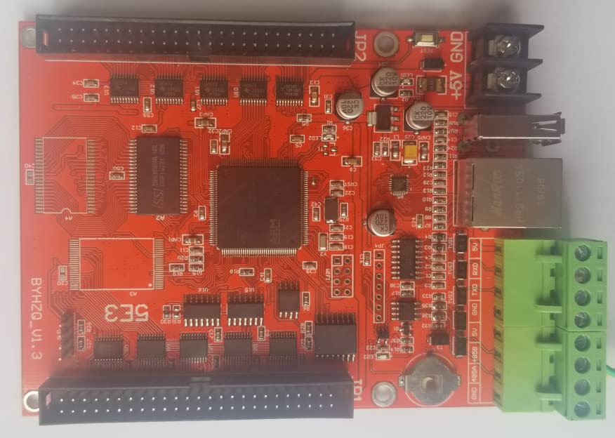 Ethernet Port LED Control Card with Modbus-RTU & HJ212 Protocol for PLC - Secondary Development Ready (Indoor Use) - Perfect for Smart Lighting Systems and Industrial Automation