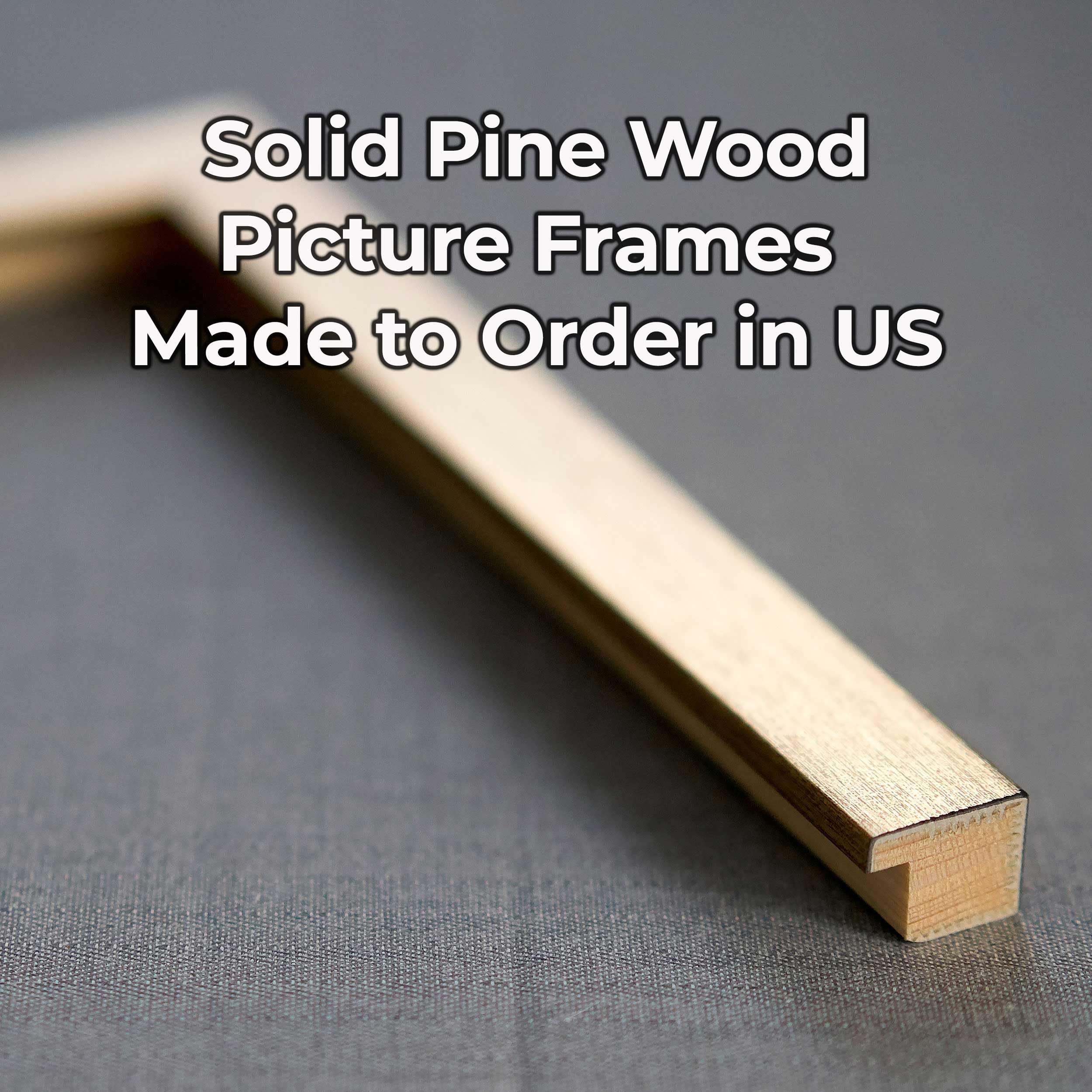 18x48 Gold Bronze Modern Minimalist Wood Picture Frame - Solid Wood Photo Frame with UV Acrylic, Foam Backing & Hanging Hardware - Perfect for Panoramic Posters, Wall Art & Home Decor