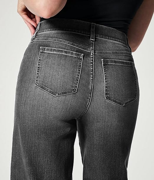 KELYWELL Mid Waist Wide Leg Jeans - Elastic Waist Baggy Jeans for Women | Casual & Comfortable Outfit