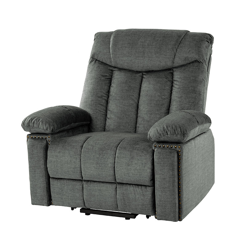 LuxComfort Power Lift Recliner Chair for Elderly - Heavy Duty Electric Reclining Sofa with Massage & Heat - Perfect for Living Room, Home Theater & Mobility Assistance