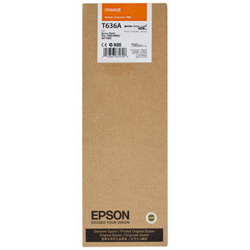 Epson T636A00 700ml Ultrachrome HDR Ink Cartridge for Epson SureColor P7000/P9000 Printers - High-Quality Orange Ink for Fine Art Photography & Professional Printing