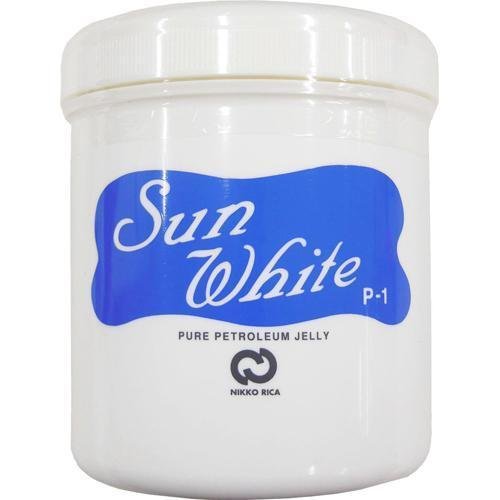 Nikko Rica Sun White P1 Pure Petroleum Jelly 400g - Moisturizing Skin Care for Dry Lips, Hands & Body | Perfect for Winter Care, Tattoo Aftercare & First Aid