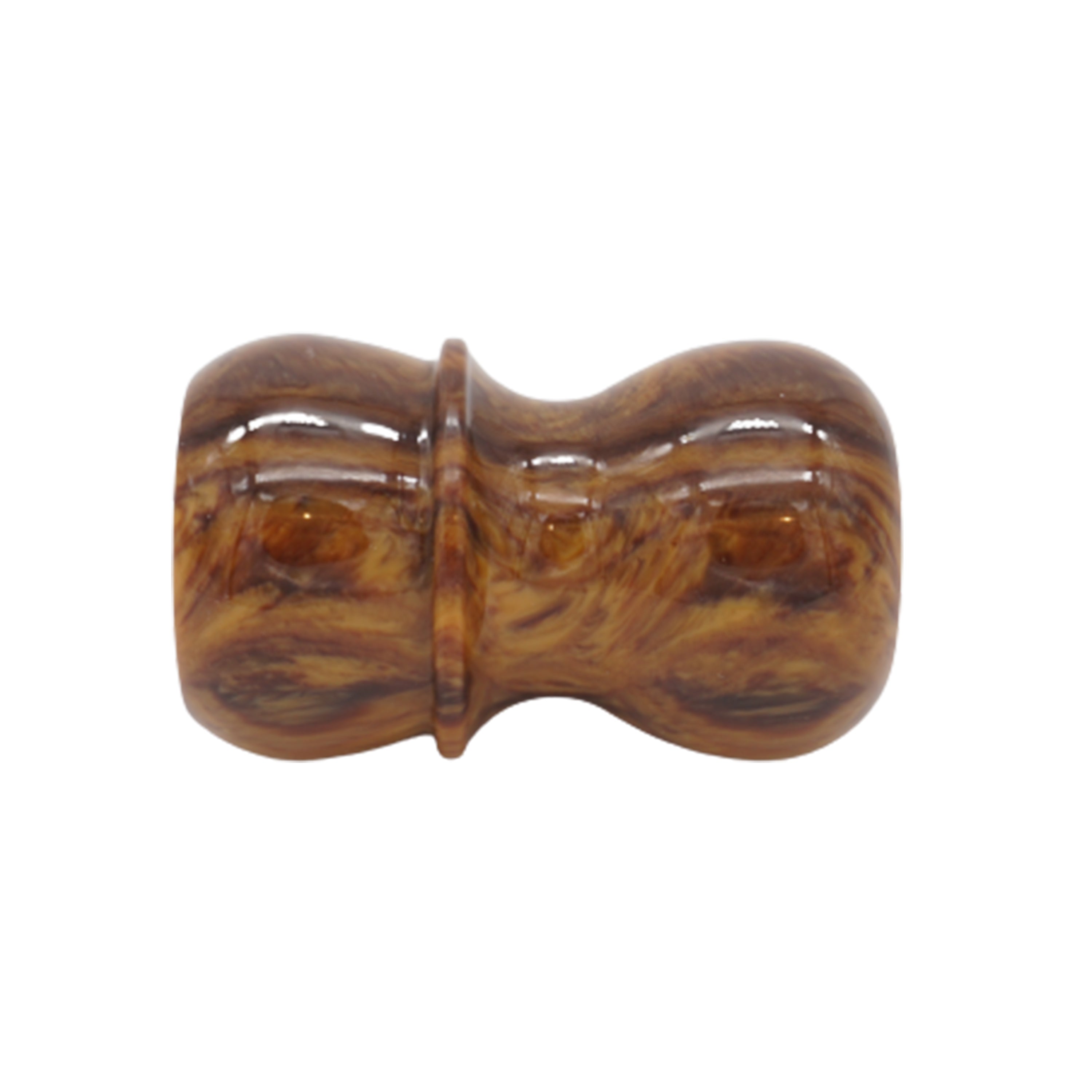 Premium Briar Wood Handcrafted Shaving Brush Handle - Fits 24mm & 26mm Knots - Perfect for Wet Shaving & Grooming Gifts for Men