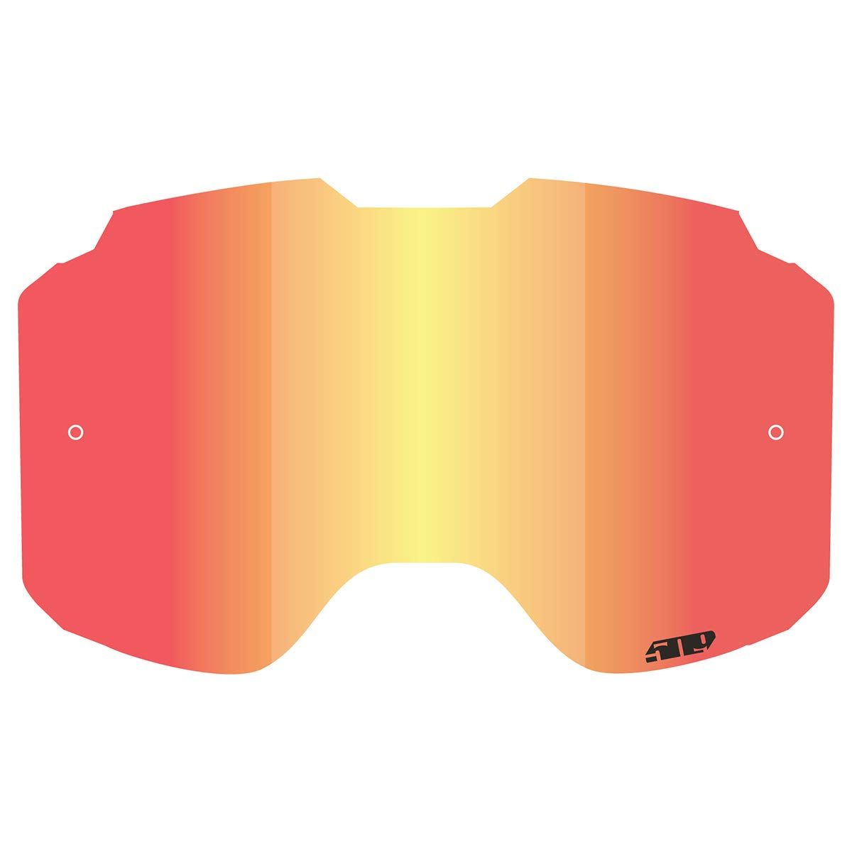509 Sinister MX6 Motorcycle Goggles Lens - Fire Mirror/Rose Tint for Off-Road Riding & MX Racing - UV Protection & Anti-Fog Coating
