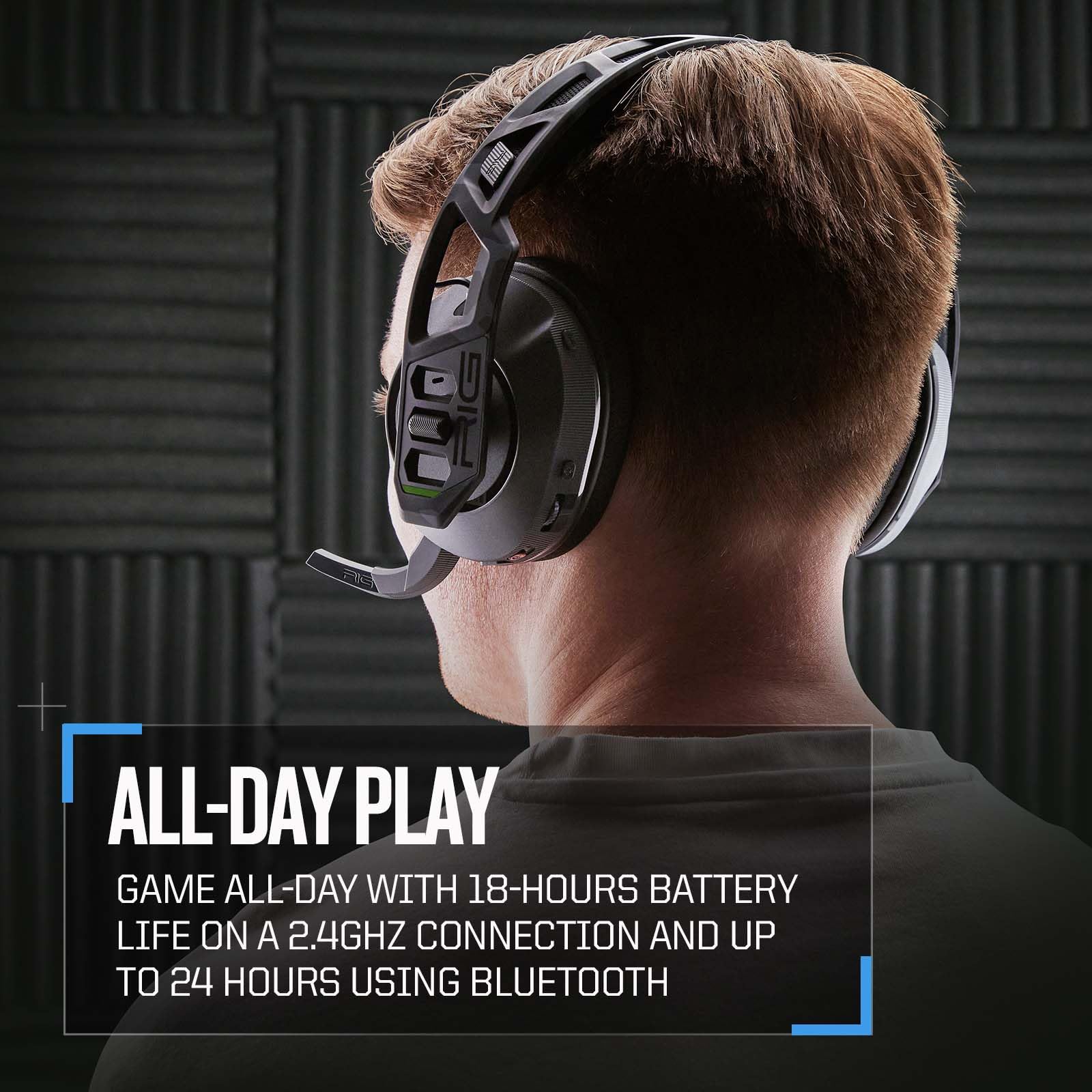 RIG 600 PRO HX Dual Wireless Gaming Headset with Bluetooth - Compatible with Xbox Series X|S, Xbox One, PS4, PS5, Nintendo Switch, PC & Mobile - Immersive Sound for Gaming, Streaming & Online Meetings