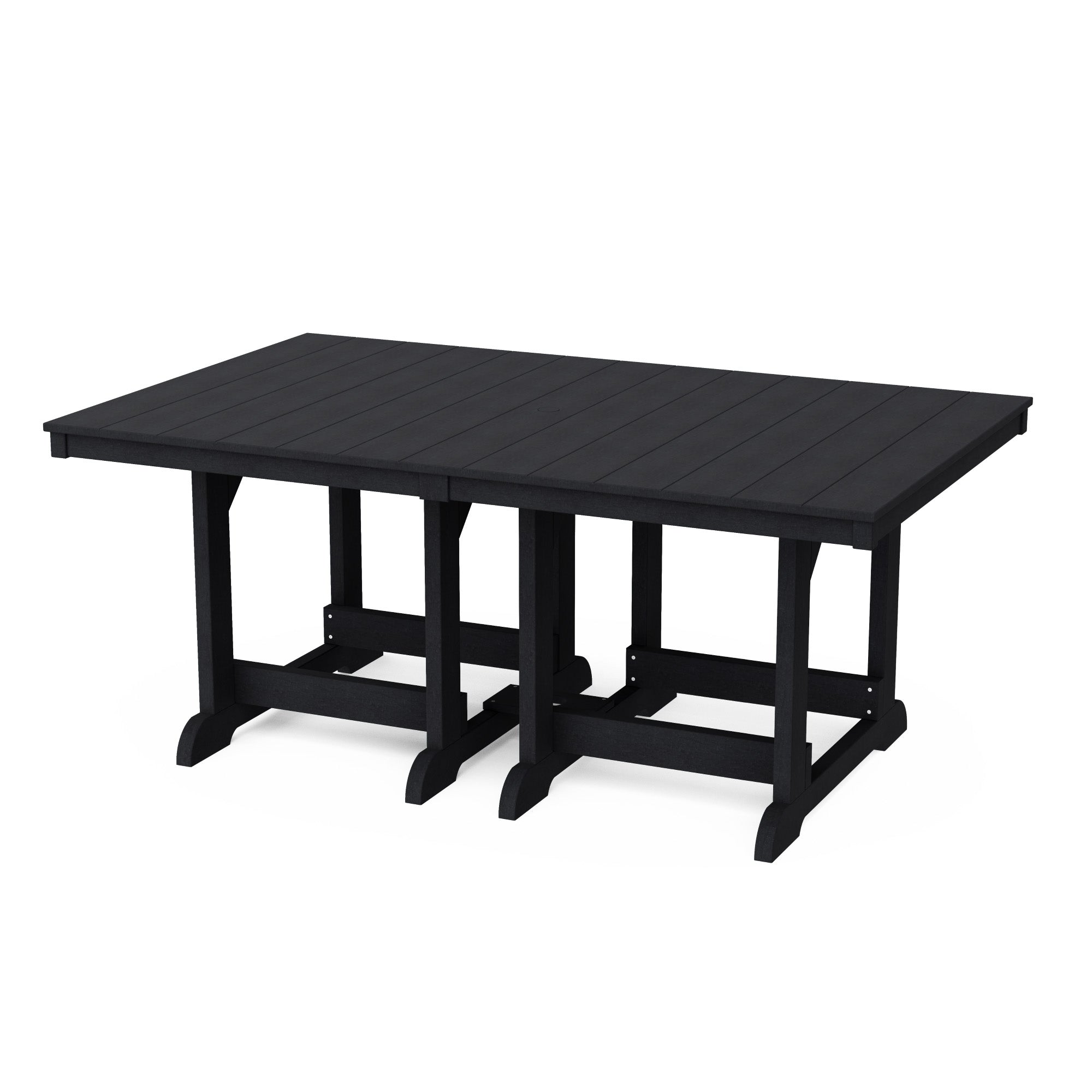Heritage 44x72 Inch Solid Wood Dining Table - Rustic Farmhouse Style for Kitchen, Dining Room & Outdoor Entertaining