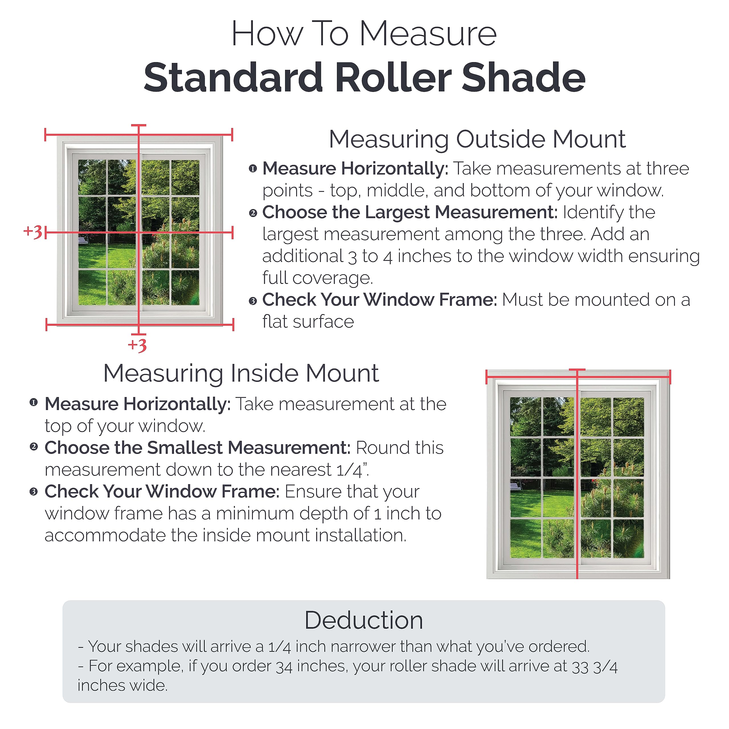 Linen Avenue Cordless 5% Solar Screen Standard Roller Shade - Charcoal 56