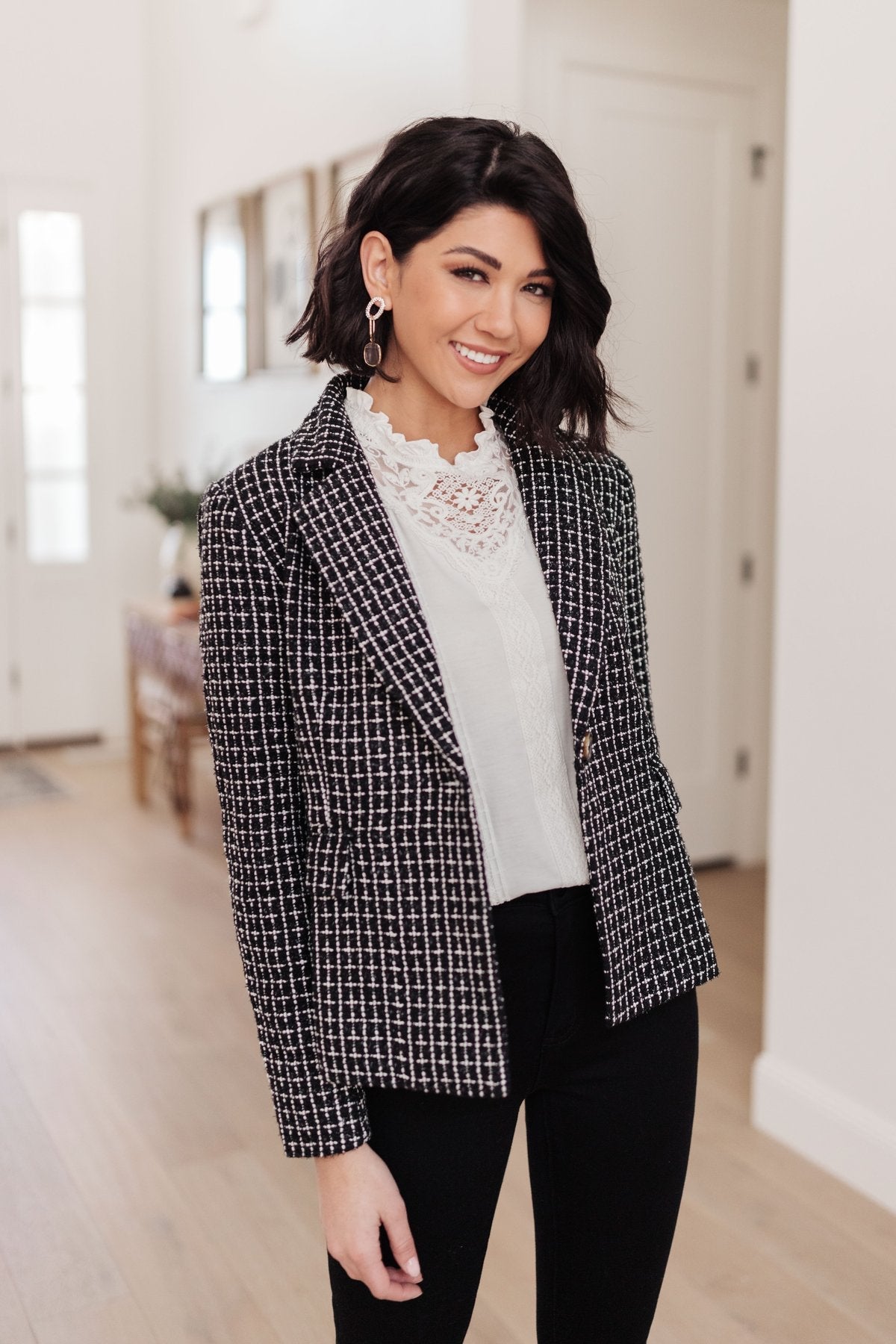 Picture This Top in Off White - Stylish Women's Blouse for Casual Wear, Office & Date Night Outfits