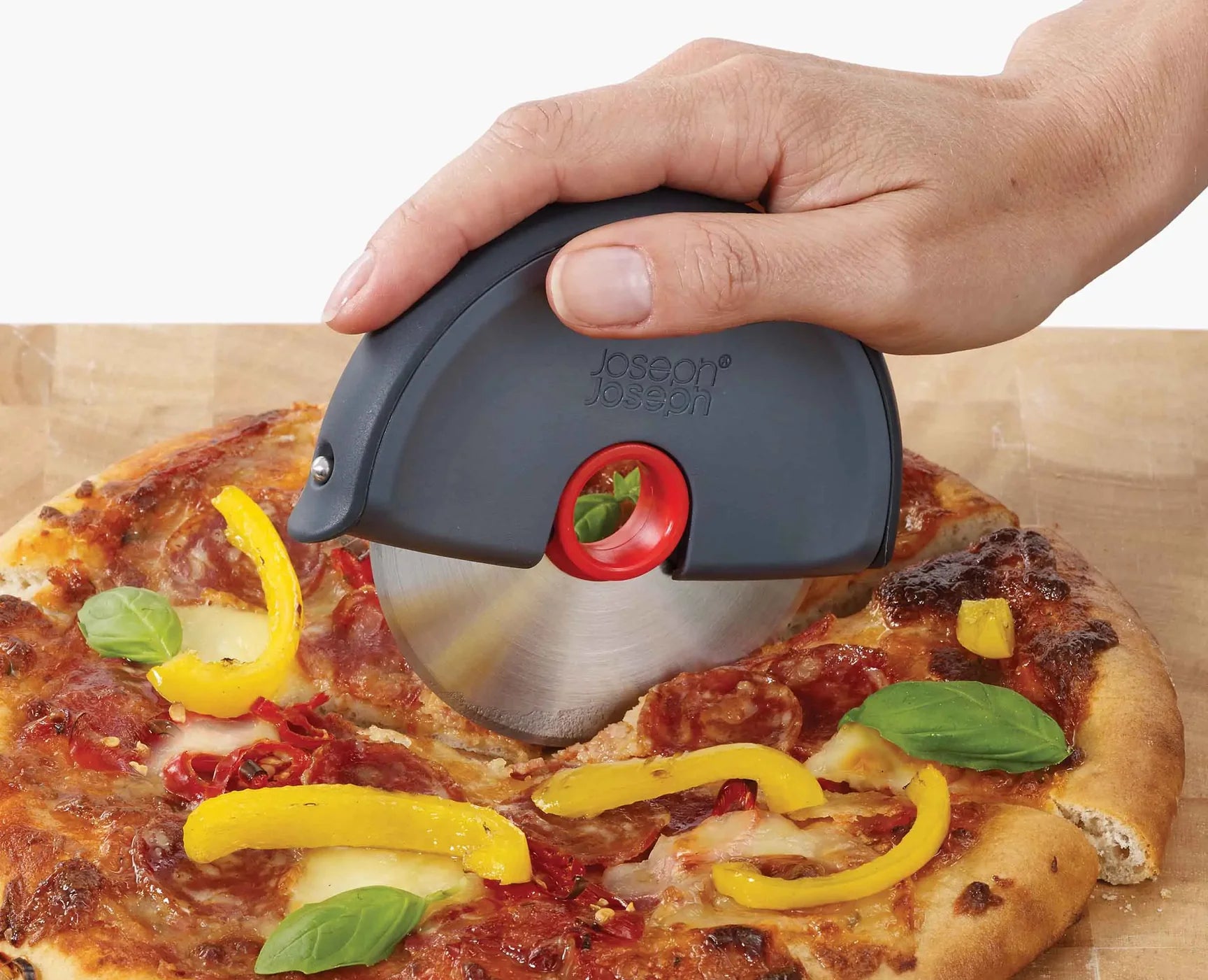 Premium Stainless Steel Pizza Cutter Wheel - Sharp Blade for Effortless Slicing, Easy to Clean - Perfect for Homemade Pizza, Pasta, Dough & Baking - Ideal for Kitchen, Restaurant & Party Use