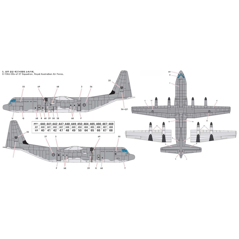 1/144 Scale Lockheed C-130J-30 Super Hercules Military Aircraft Model - Perfect for Collectors, Display, and Aviation Enthusiasts