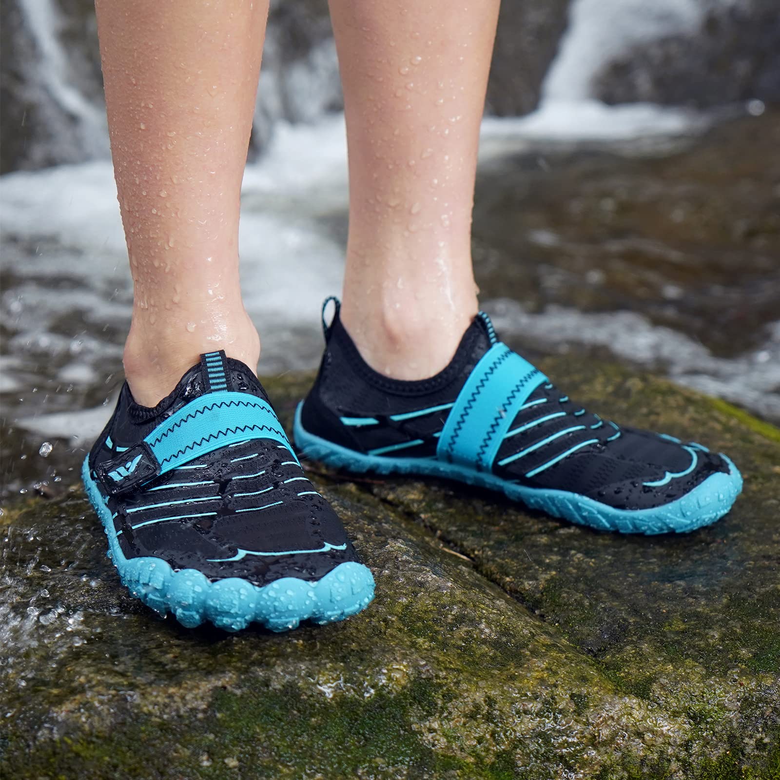 CIOR Boys & Girls Water Shoes - Quick-Dry Aqua Socks for Swimming, Beach & Water Sports - Lightweight Athletic Sneakers for Toddler/Little Kid/Big Kid - Perfect for Pool, Surfing & Outdoor Activities