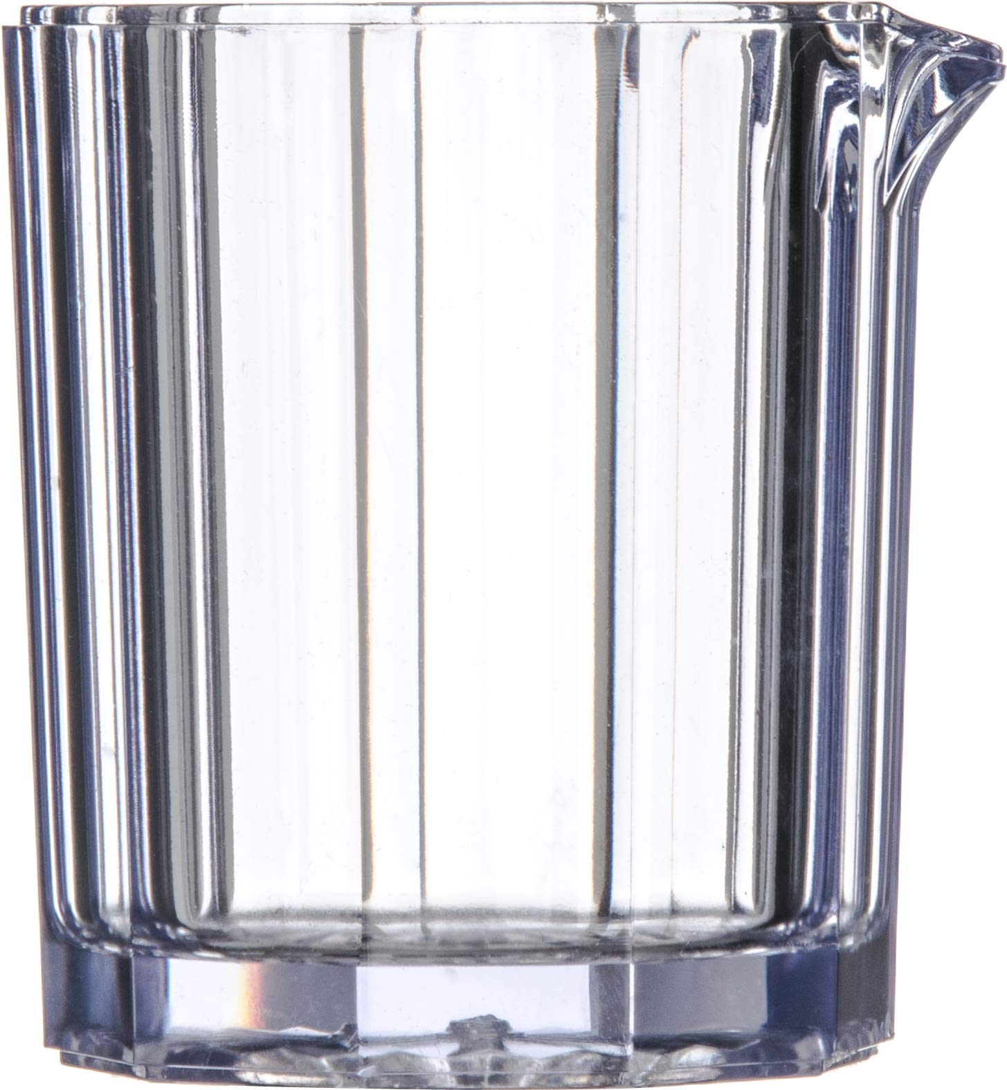 Carlisle FoodService Products 2.1 oz Clear Plastic Syrup Pitcher & Creamer Pitcher - Durable Kitchen, Home & Restaurant Use for Coffee, Tea, Pancakes & Desserts