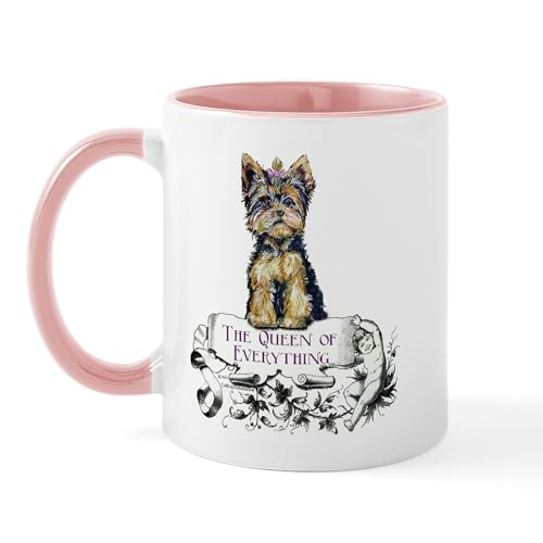 White/Pink Inside - Yorkshire Terrier Mug