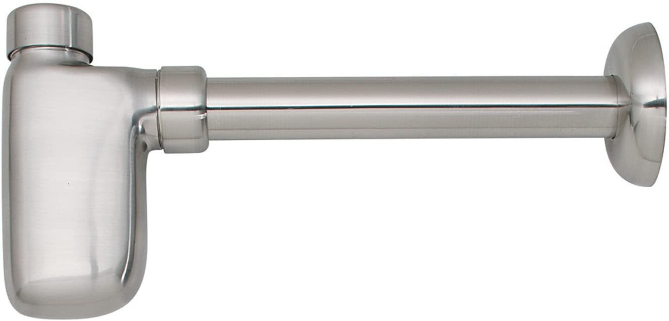DECOLAV Satin Nickel Decorative Bottle Trap - 13