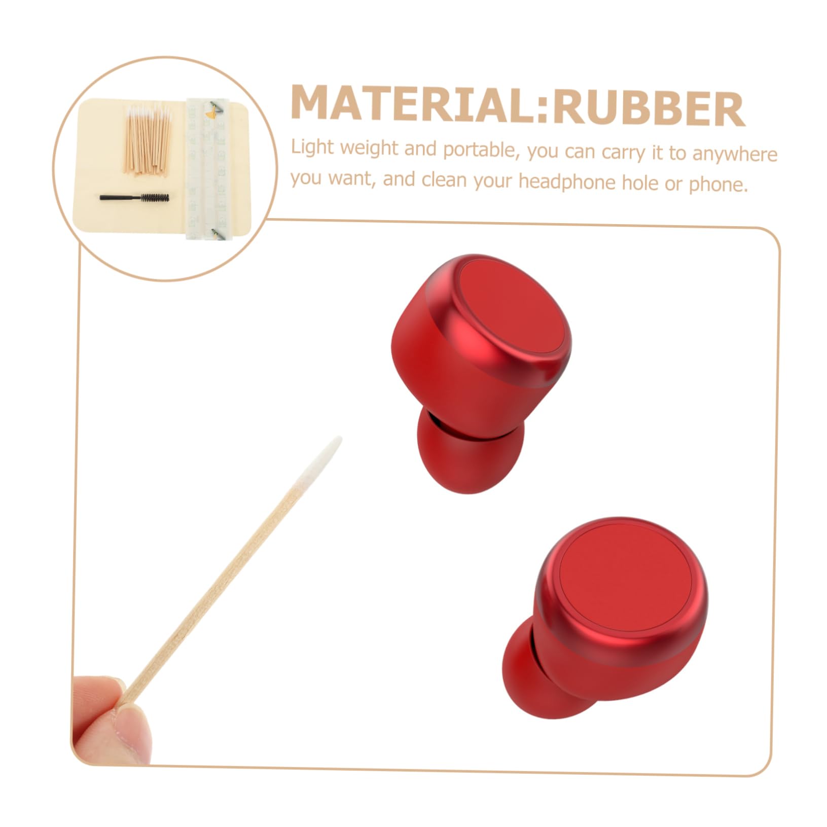 Gatuida 5pcs Headphone Cleaning Kit - Safe Material for Headphones & Phones - Perfect for Daily Device Care