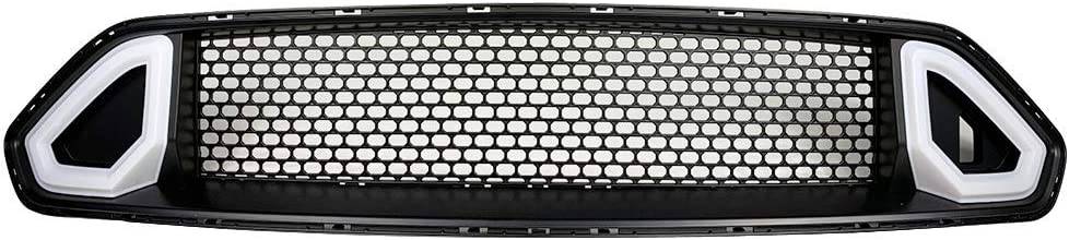 2018-2023 Ford Mustang R-Spec Style Front Grille Replacement - Upper Bumper Grille with Dual Color LED Lights | Perfect for Car Modifications & Performance Upgrades