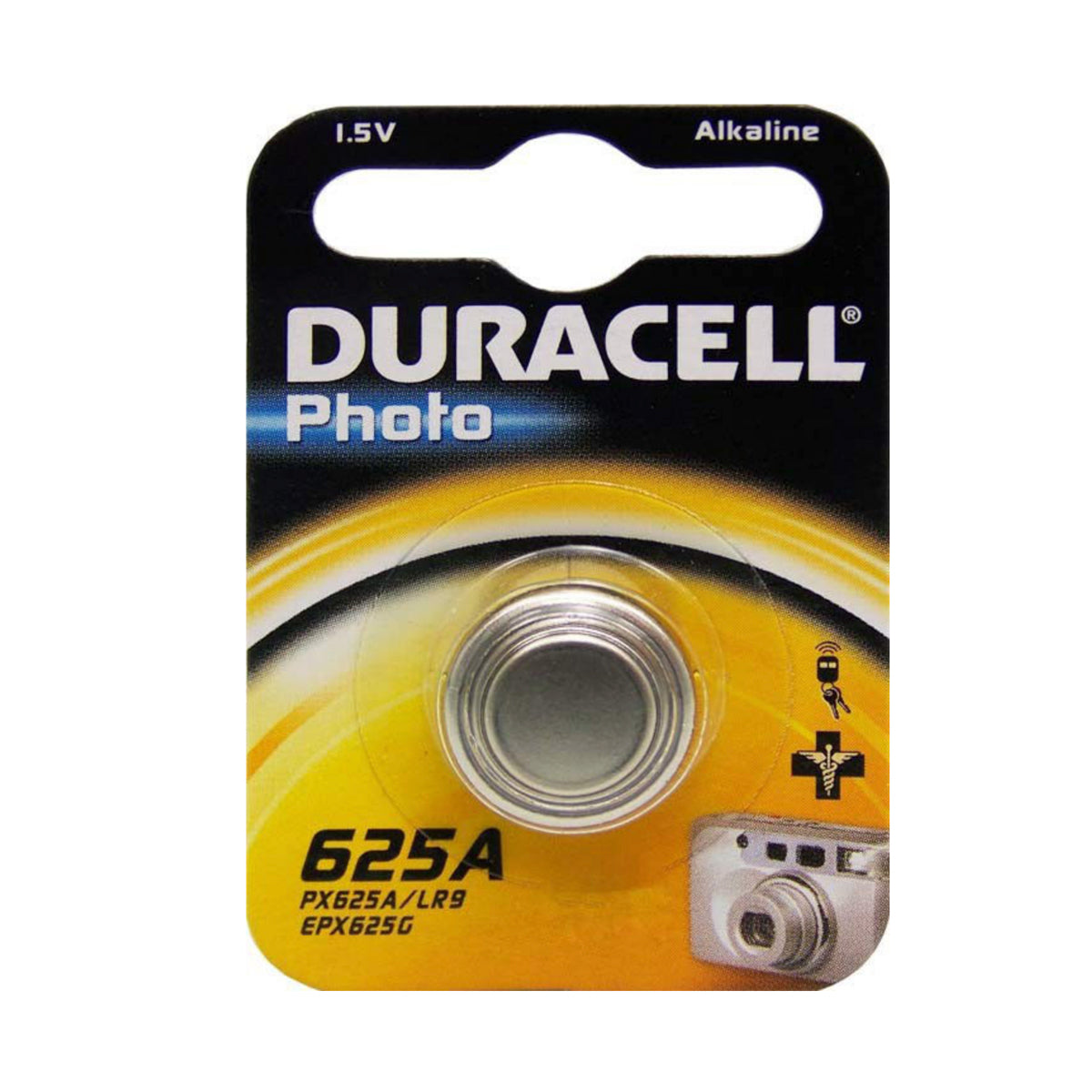 Duracell PX625A 1.5V Alkaline Battery - Long-Lasting Power for Watches, Cameras & Medical Devices | Reliable Performance for Everyday Use