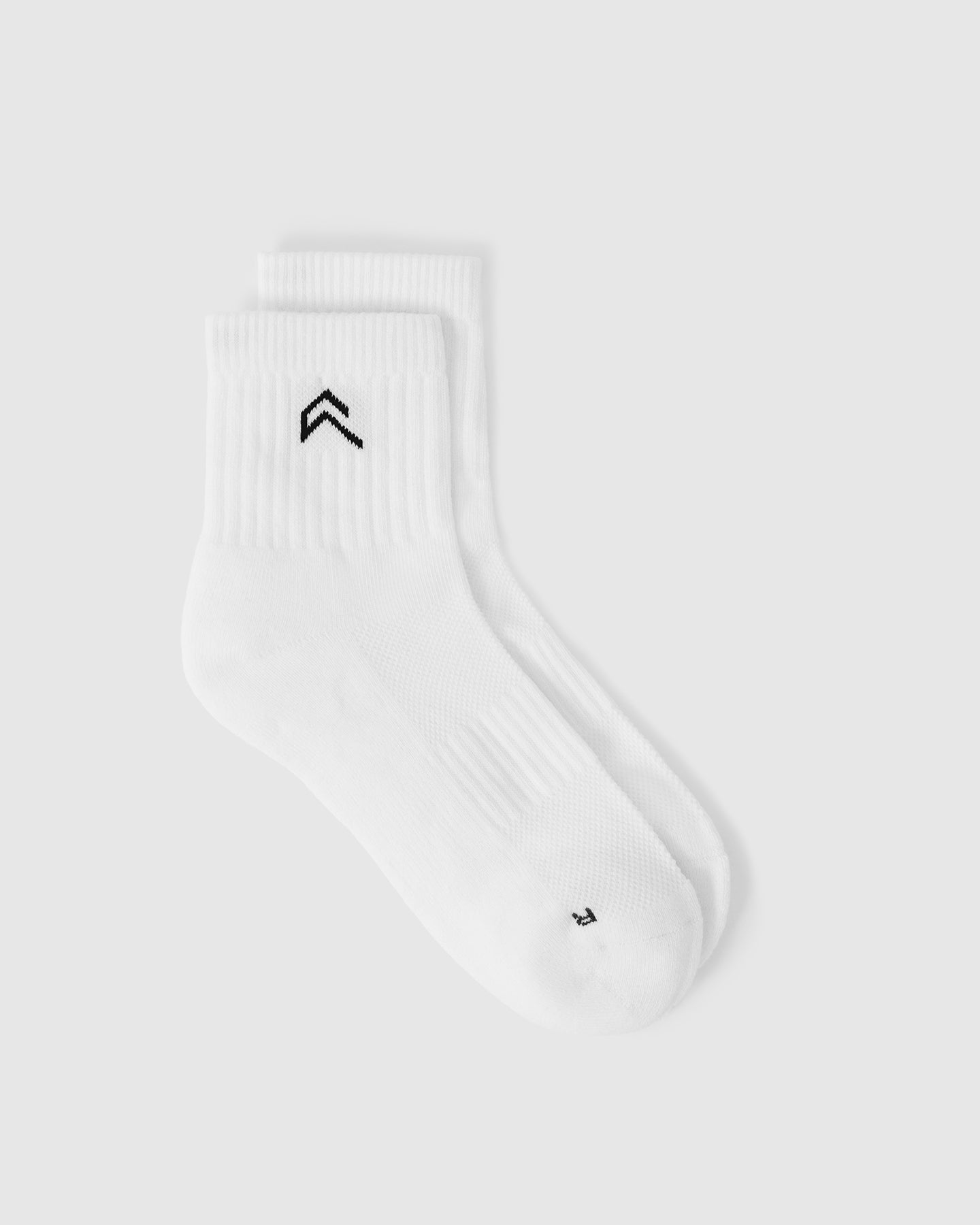 5-Pack Mid Crew Socks for Men & Women - Breathable Cotton White Athletic Socks for Running, Gym & Everyday Wear
