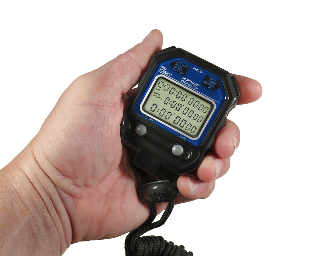60 Memory Stopwatch - High Precision Digital Sports Timer with Lap/Split Function for Running, Swimming, and Training - Perfect for Coaches, Athletes, and Fitness Enthusiasts