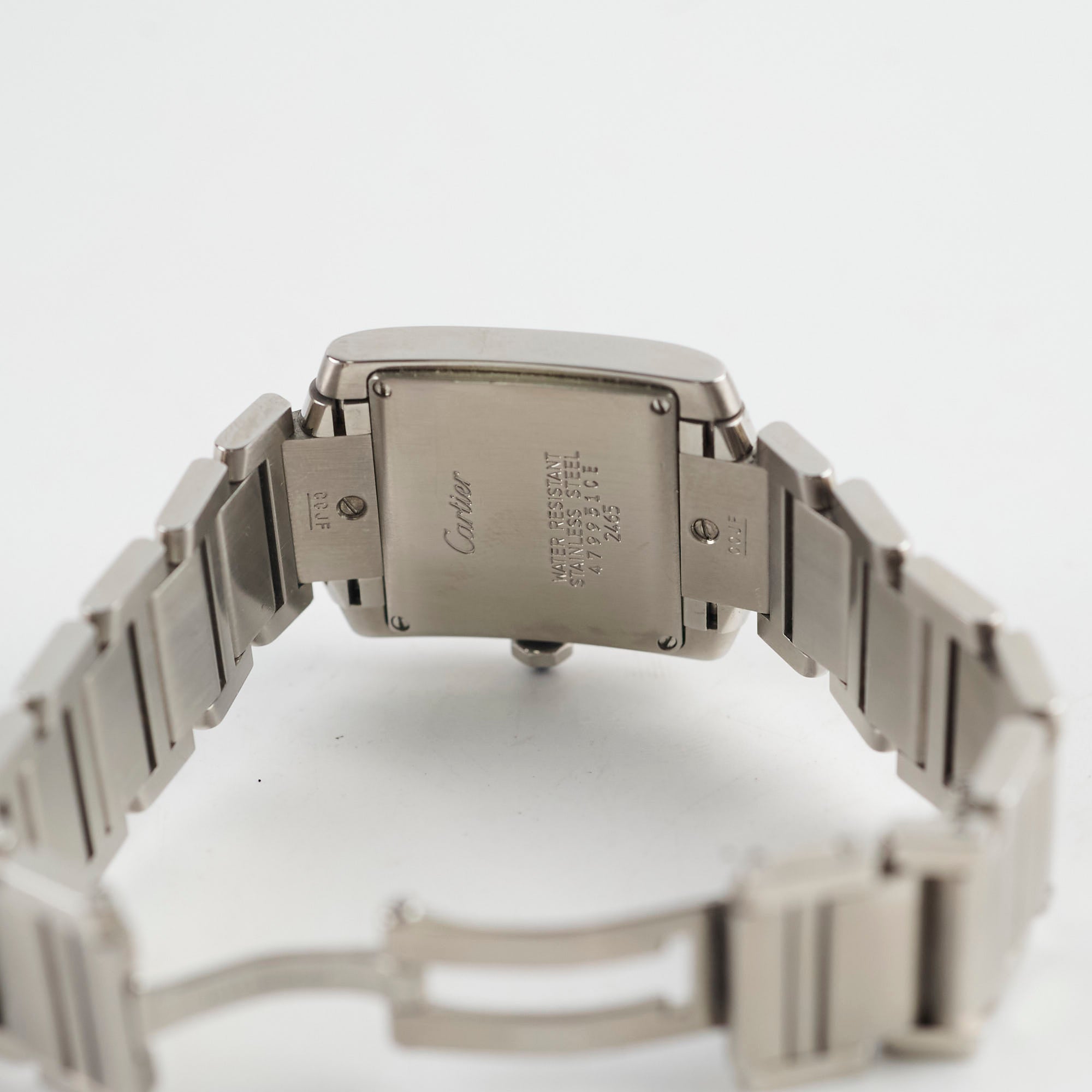Cartier Medium Tank Francaise 27mm Stainless Steel Watch W51011Q3 - Luxury Women's Dress Watch for Business & Formal Occasions