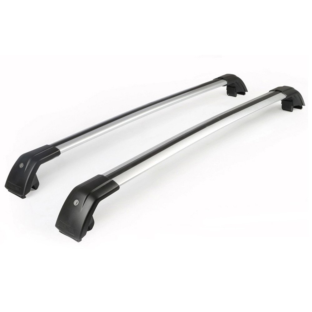 2Pcs Universal Roof Rack Cross Bars for VW Volkswagen Atlas 2018-2019 - Heavy Duty Aluminum Alloy Roof Rails for SUV Cargo Carrier, Bike & Kayak Rack Accessories - Perfect for Outdoor Adventures & Road Trips