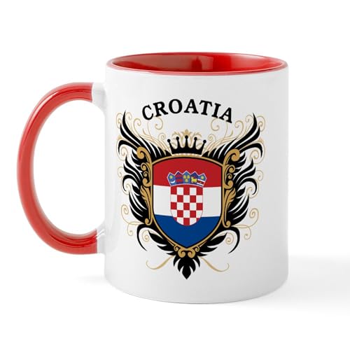White/Red Inside - Croatia Mug