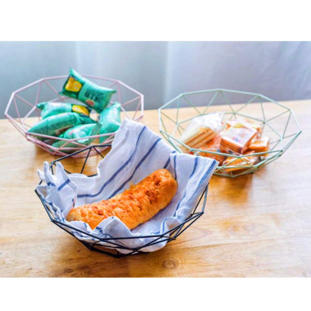 Cabilock 1-Piece Multi-Purpose Storage Basket - Snack Food Drain Basket for Fruits, Vegetables, Kitchen & Bathroom Organization - Perfect for Countertop, Refrigerator & Pantry Storage